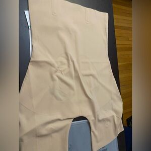 Beige Compression shape wear Tummy control shorts